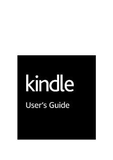 Amazon Kindle 8th Generation manual. Smartphone Instructions.